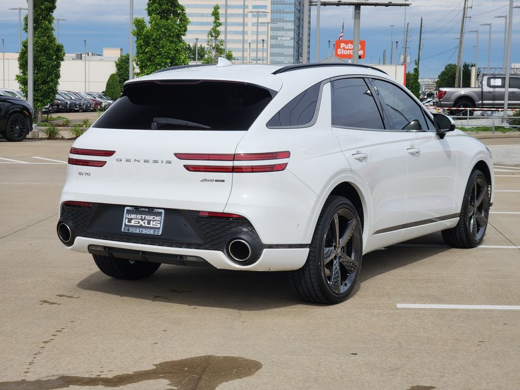 2024 Genesis GV70 3.5T Sport White at Genesis of Spring