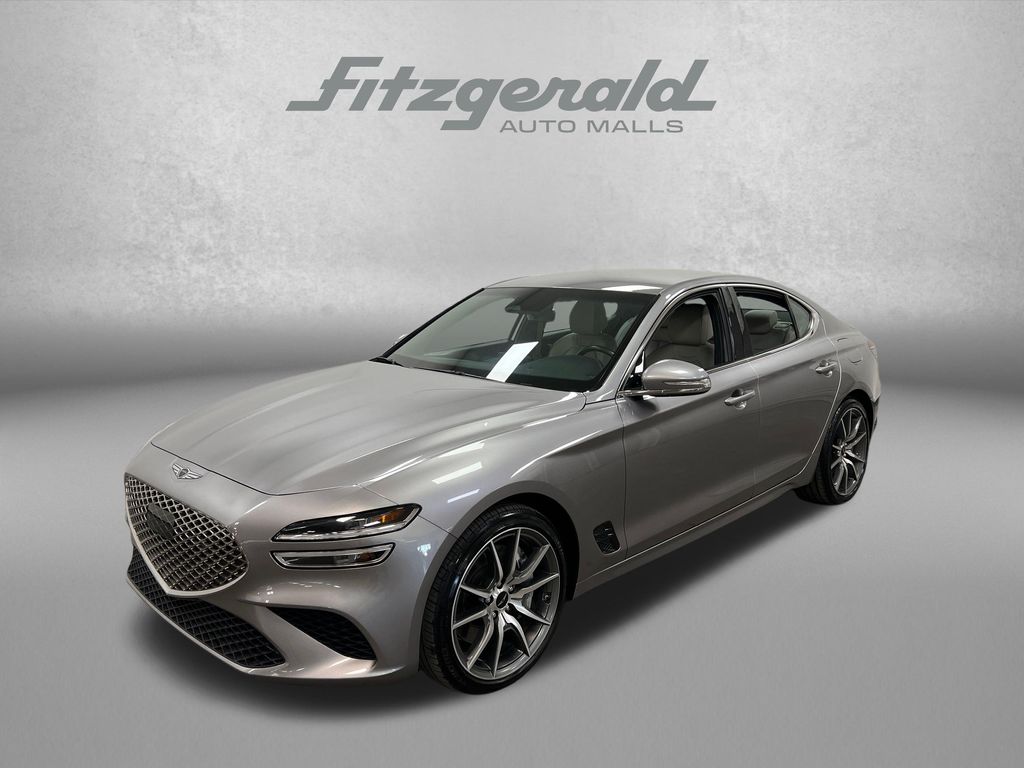 Savile Silver 2025 Genesis G70 Sedan Rear-Wheel Drive 8-Speed Automatic