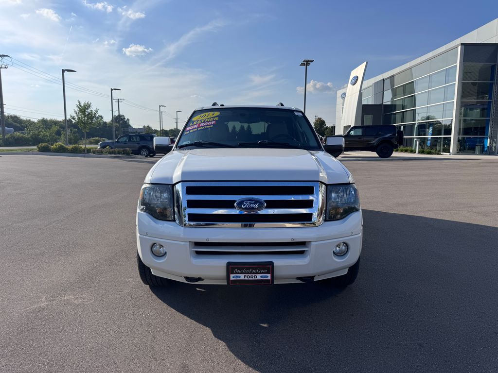 Used 2013 White Platinum Clearcoat Metallic Ford Limited image 7