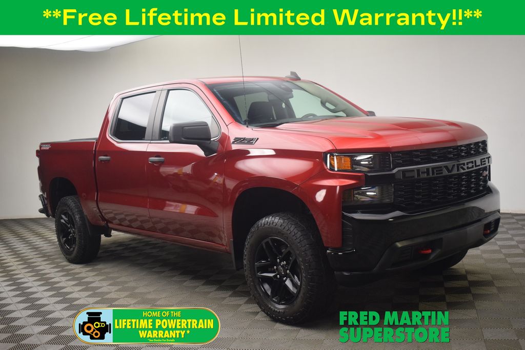 Cherry Red Tintcoat 2021 Chevrolet Silverado 1500 Pickup Truck Four-Wheel Drive 6-Speed Automatic Overdrive