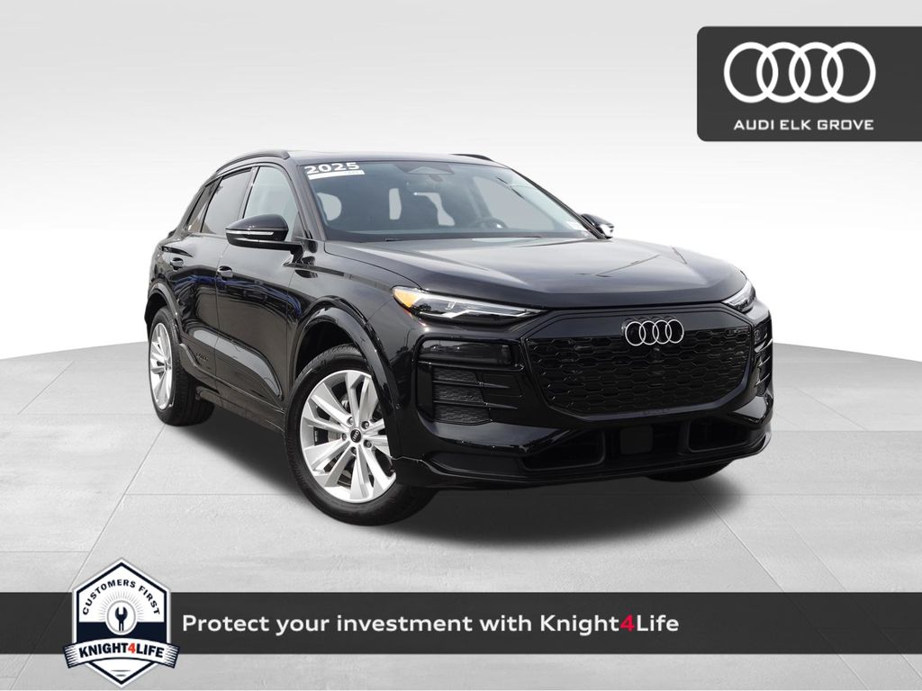 Black Metallic 2025 Audi Q6 e-tron Premium RWD SUV / Crossover Rear-Wheel Drive Automatic