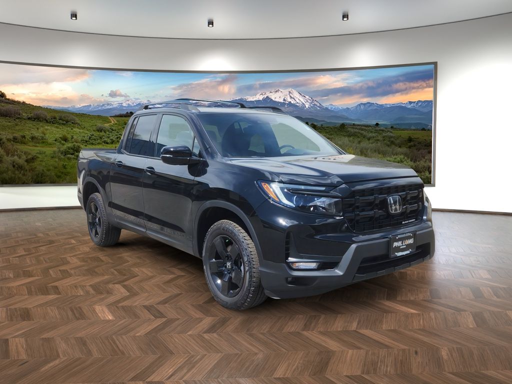 Black 2026 Honda Ridgeline Pickup Truck All-Wheel Drive 9-Speed Automatic