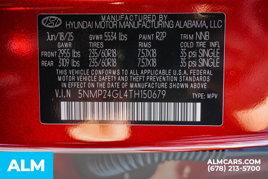 Used 2026 Red Hyundai SEL image 60