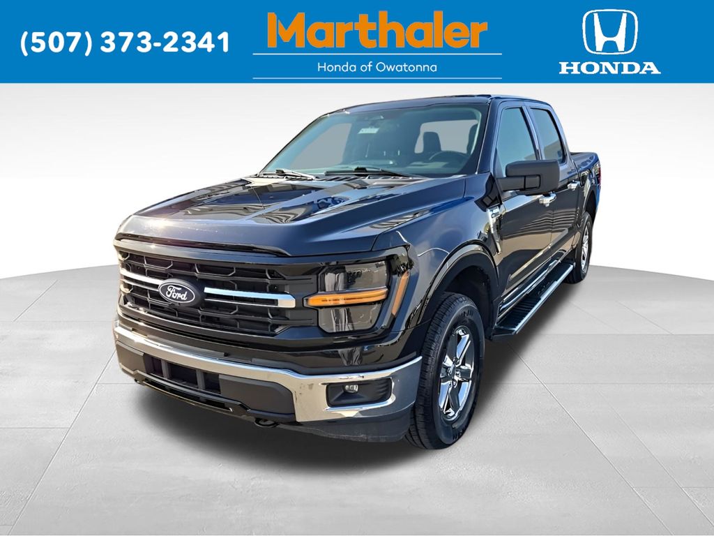 Black Metallic 2024 Ford F-150 Pickup Truck Four-Wheel Drive Automatic