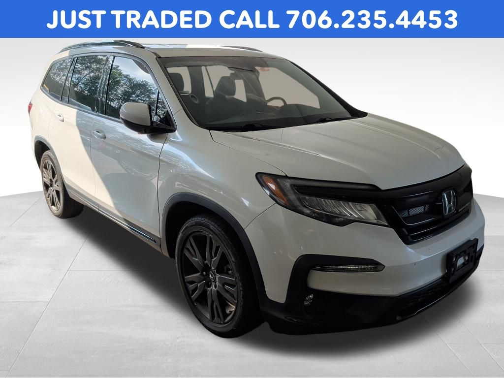 Platinum White Pearl 2021 Honda Pilot SUV / Crossover All-Wheel Drive 9-Speed Automatic