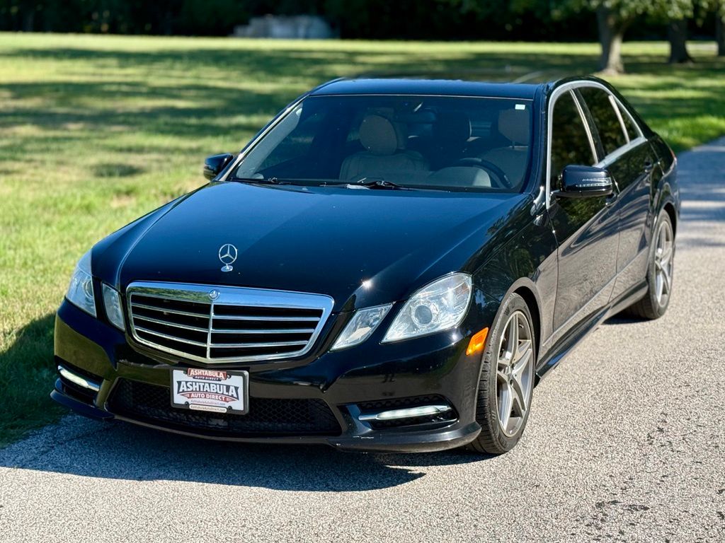 Black 2013 Mercedes-Benz E-Class Sedan  7-Speed Automatic