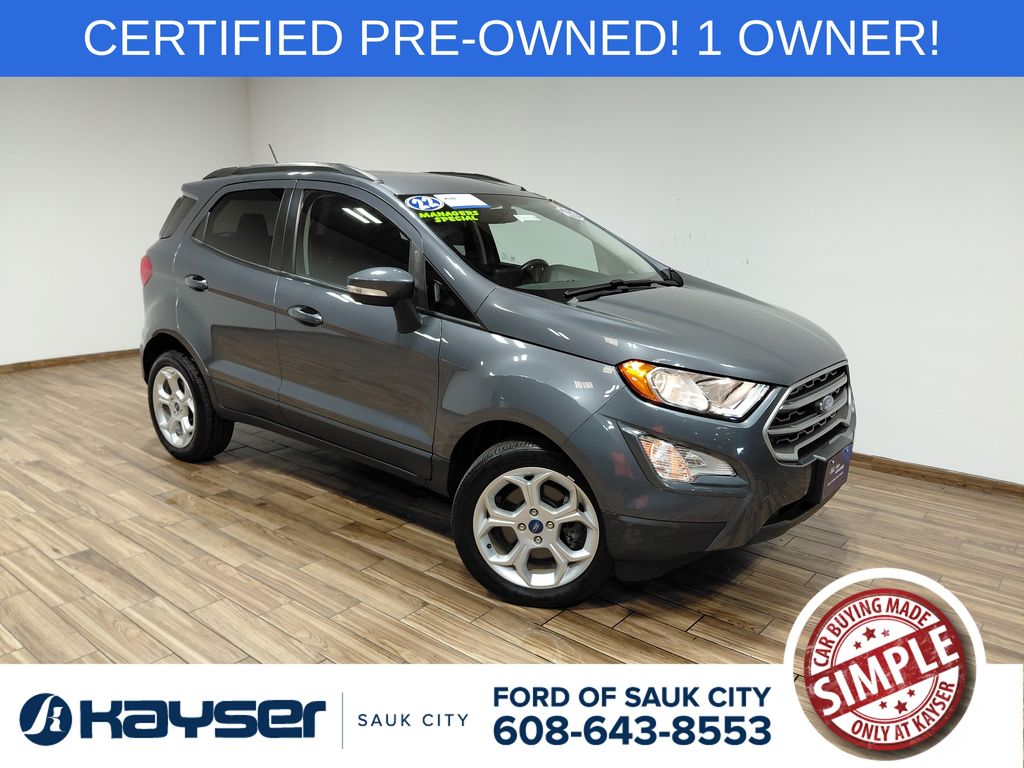 Silver (Smoke Metallic) 2022 Ford EcoSport SUV / Crossover All-Wheel Drive 6-Speed Automatic