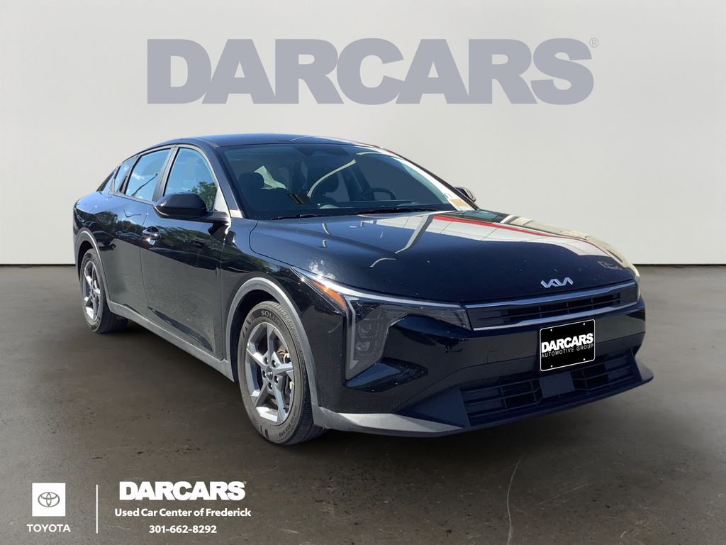 Aurora Black Pearl 2025 Kia K4 LXS FWD Sedan Front-Wheel Drive Continuously Variable Transmission