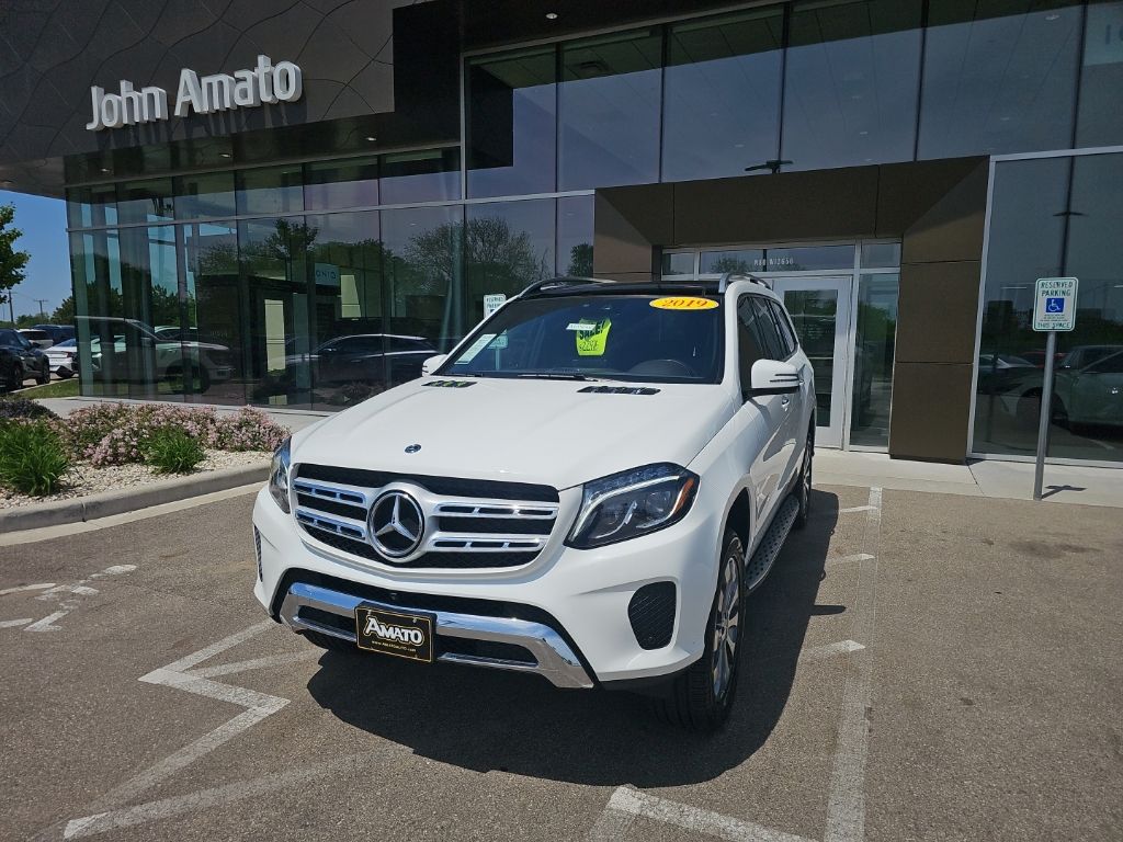 Polar White 2019 Mercedes-Benz GLS 450 4MATIC SUV / Crossover All-Wheel Drive 9-Speed Automatic