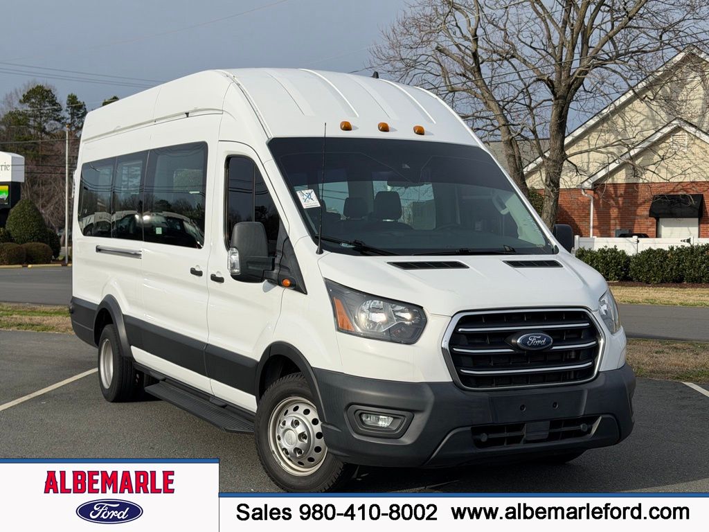 2020 Ford Transit Passenger 350 HD XL Extended High Roof LWB DRW RWD with Sliding Passenger-Side Door