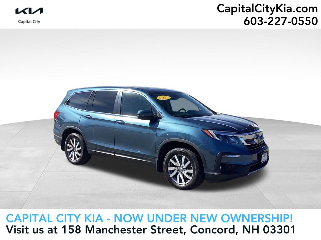 Blue 2022 Honda Pilot SUV / Crossover All-Wheel Drive 9-Speed Automatic