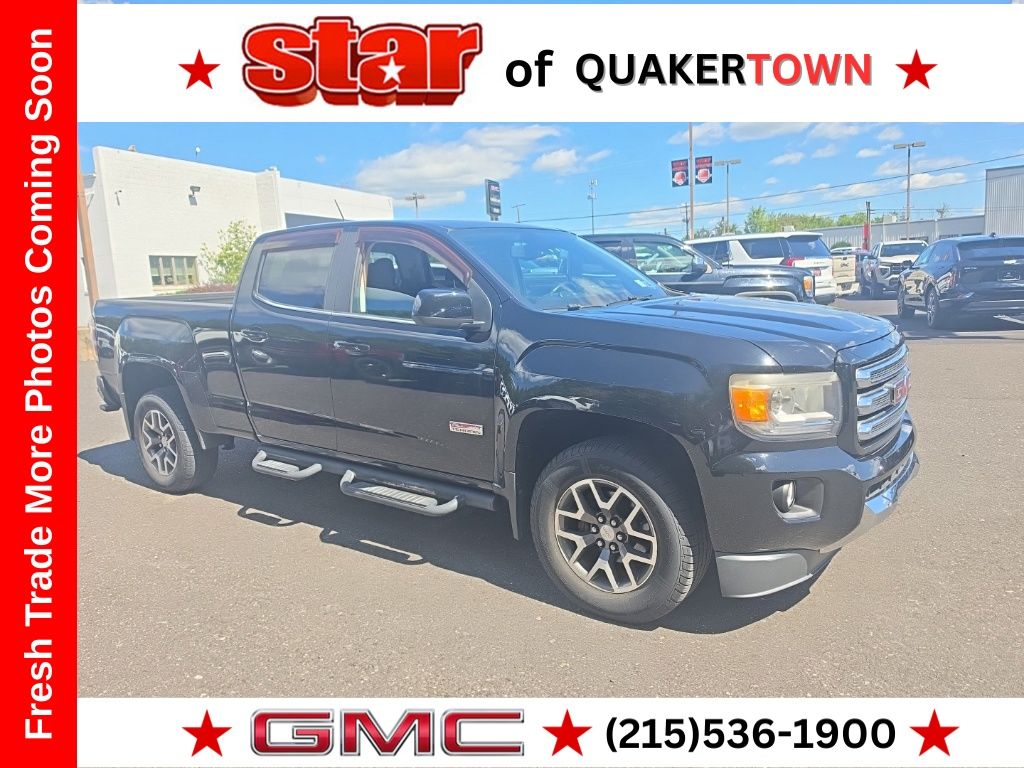 Onyx Black 2015 GMC Canyon Pickup Truck Four-Wheel Drive 6-Speed Automatic