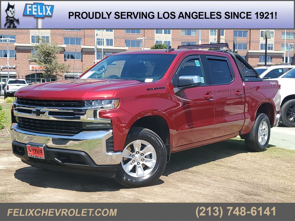 Cherry Red 2022 Chevrolet Silverado 1500 Pickup Truck Four-Wheel Drive 8-Speed Automatic