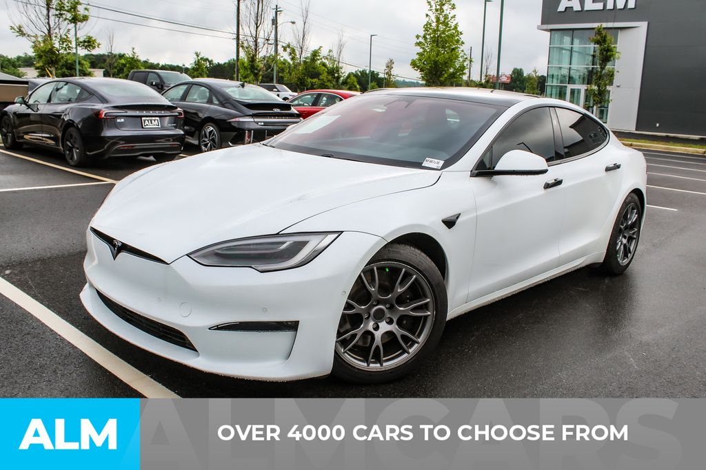 Used 2022 Tesla Model S Base with VIN 5YJSA1E5XNF467645 for sale in Union City, GA