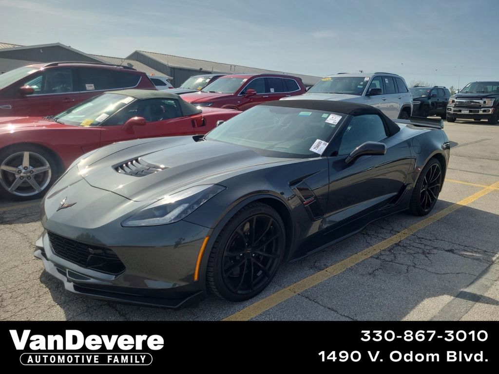 Watkins Glen Gray Metallic 2019 Chevrolet Corvette Grand Sport 2LT Convertible RWD Convertible Rear-Wheel Drive 8-Speed Automatic