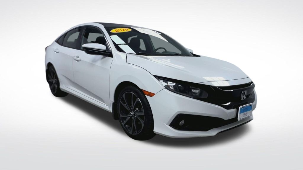 Used 2019 Honda Civic Sport with VIN 2HGFC2F88KH605149 for sale in Swanzey, NH