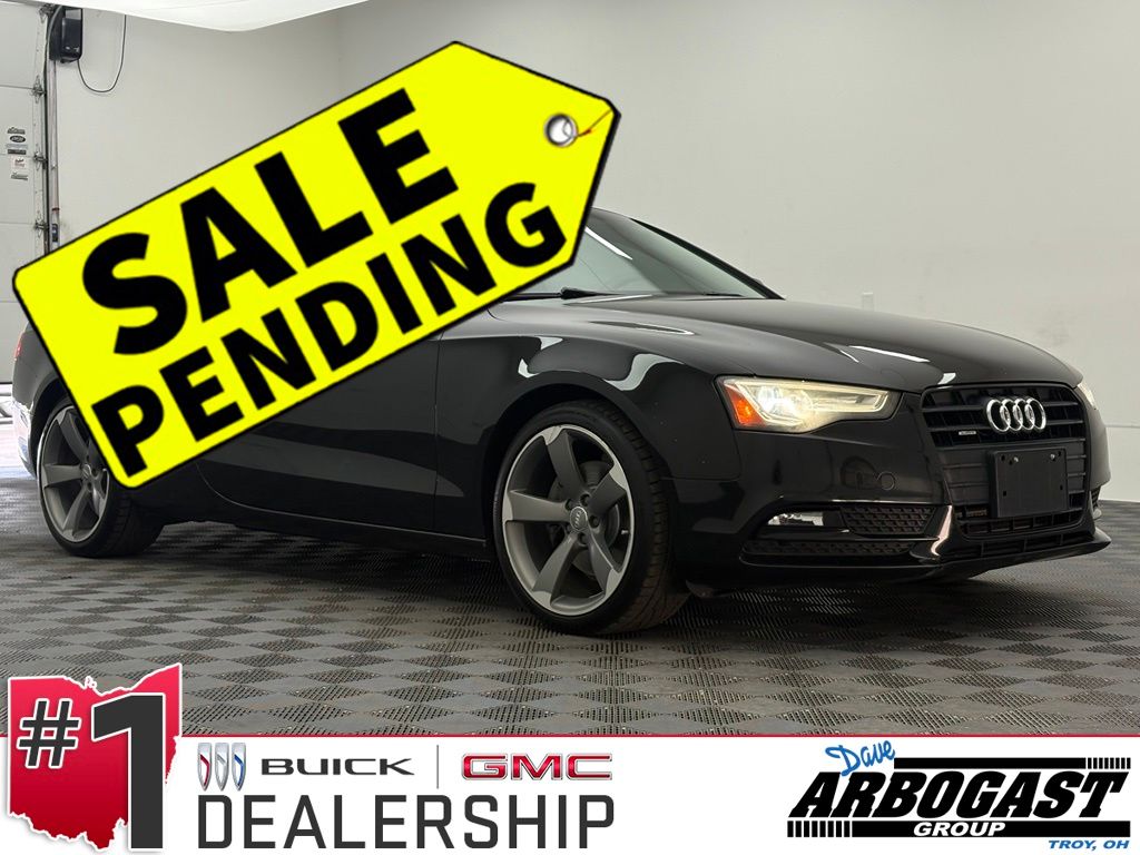 Brilliant Black 2014 Audi A5 Coupe All-Wheel Drive 8-Speed Automatic