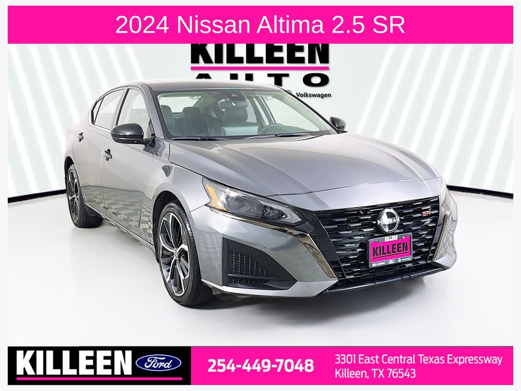 Gray (Gun Metallic) 2024 Nissan Altima Sedan All-Wheel Drive Continuously Variable Transmission