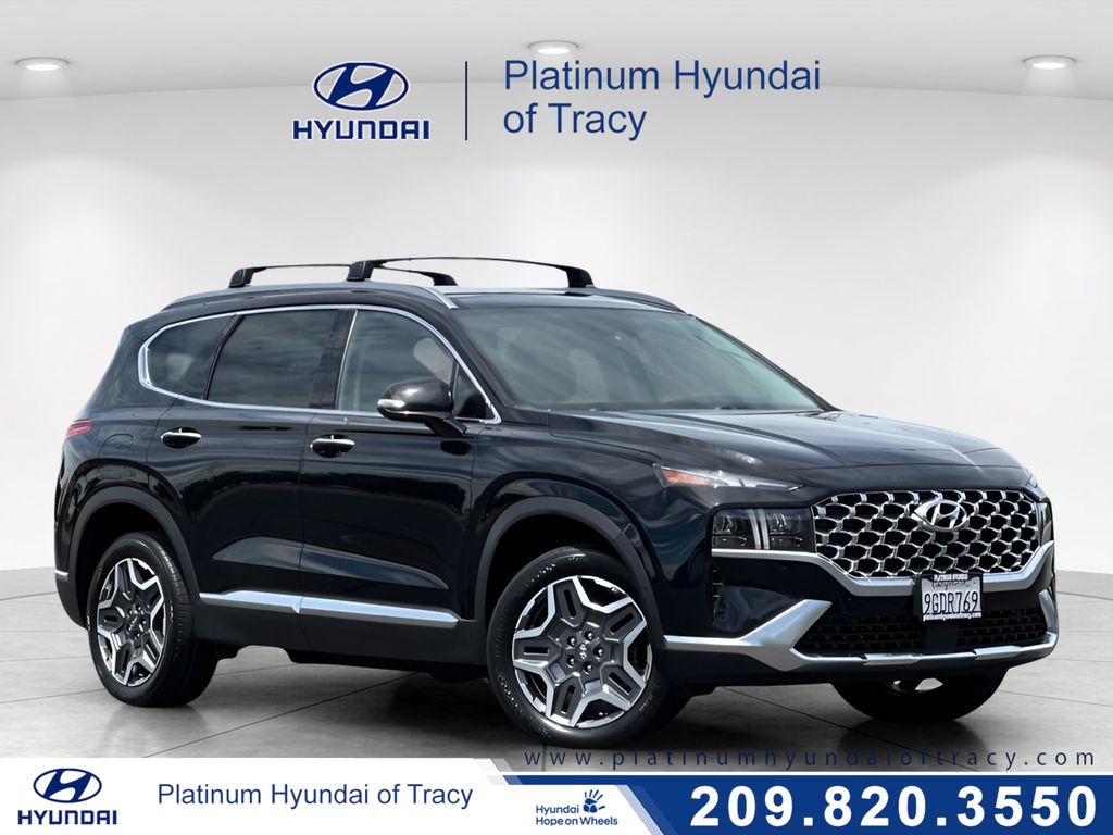 Black Noir Pearl 2023 Hyundai Santa Fe Hybrid Plug-In SUV / Crossover All-Wheel Drive 6-Speed Automatic