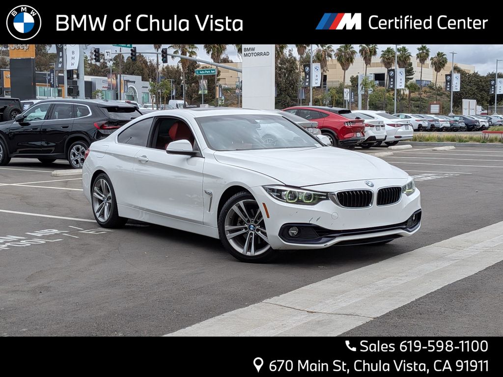 Alpine White 2019 BMW 4 Series 430i Coupe RWD Coupe Rear-Wheel Drive 8-Speed Automatic
