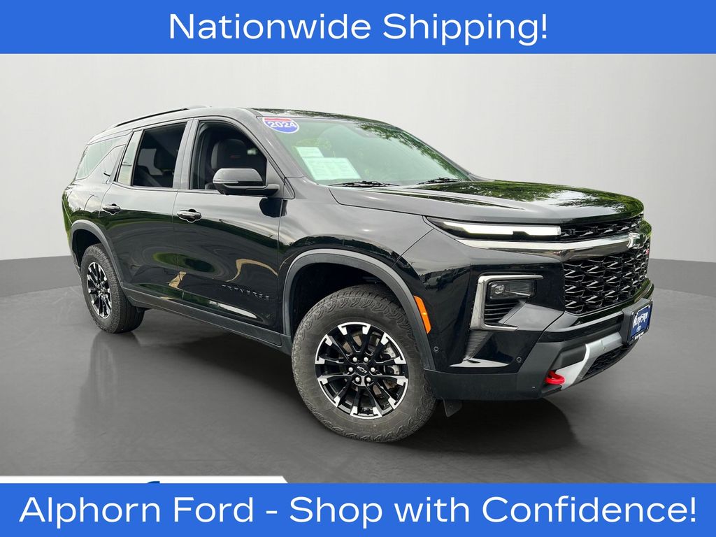 Mosaic Black Metallic 2024 Chevrolet Traverse SUV / Crossover Four-Wheel Drive 8-Speed Automatic