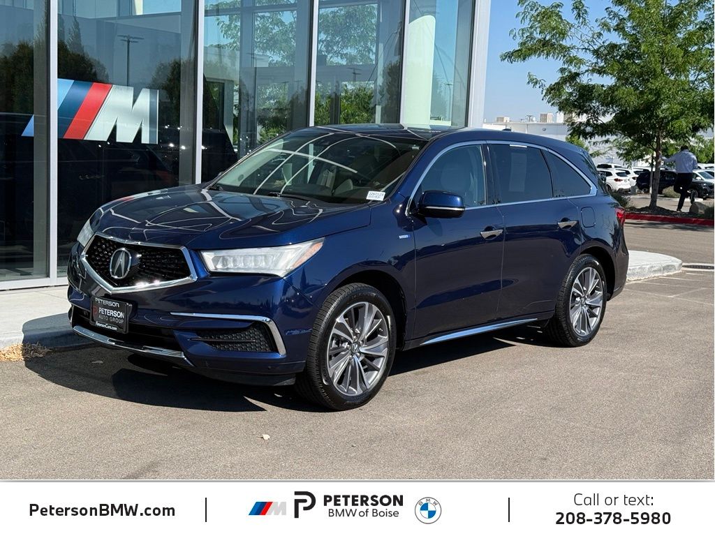 Fathom Blue Pearl 2019 Acura MDX SUV / Crossover All-Wheel Drive 7-Speed Automatic