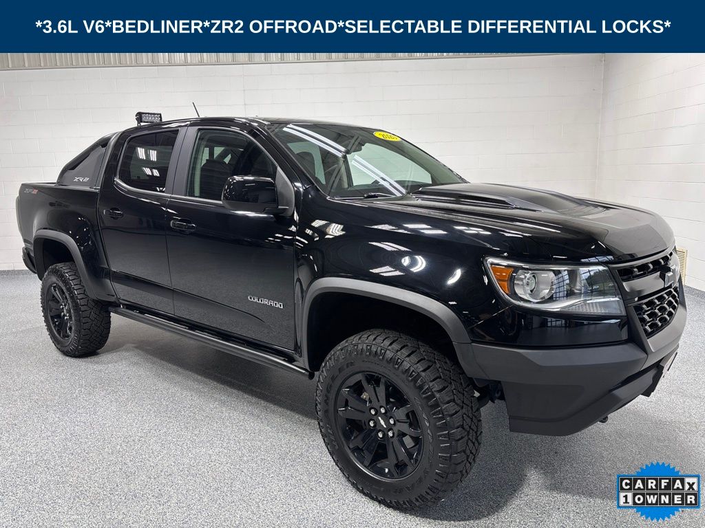 Black 2020 Chevrolet Colorado Pickup Truck Four-Wheel Drive 8-Speed Automatic