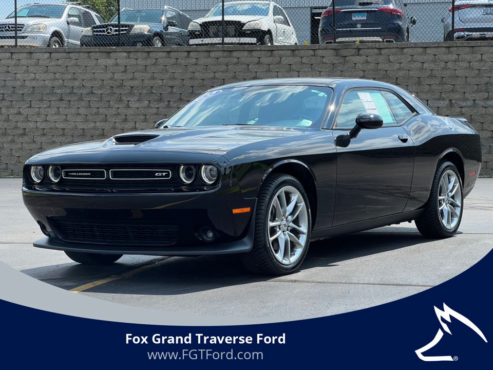 Pitch Black Clearcoat 2022 Dodge Challenger Coupe All-Wheel Drive 8-Speed Automatic