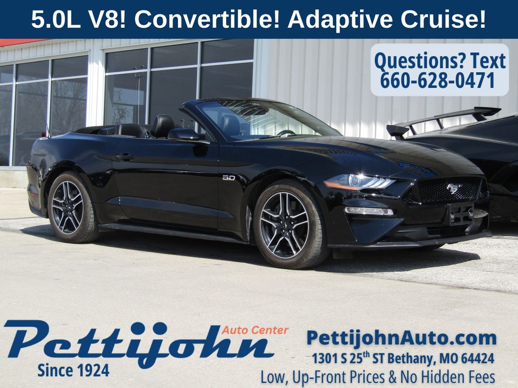 Shadow Black 2022 Ford Mustang GT Premium Convertible RWD Convertible Rear-Wheel Drive Automatic