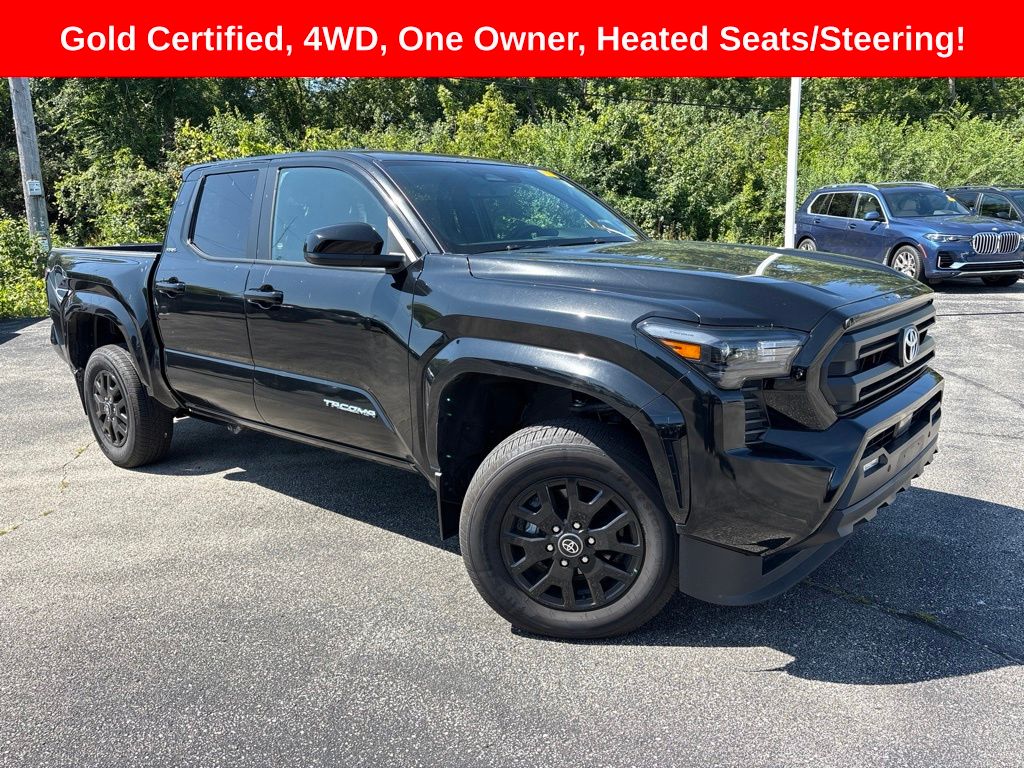 Black 2024 Toyota Tacoma Pickup Truck Four-Wheel Drive 8-Speed Automatic