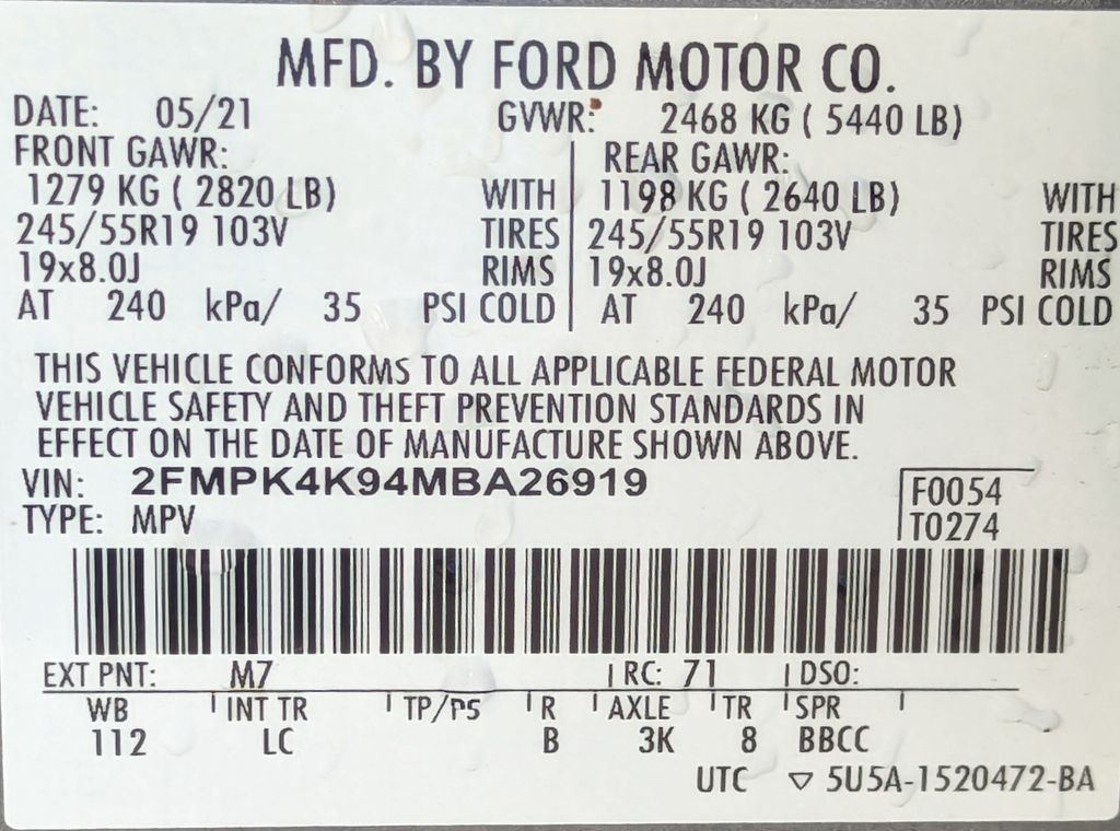 2021 Ford Edge Titanium 41