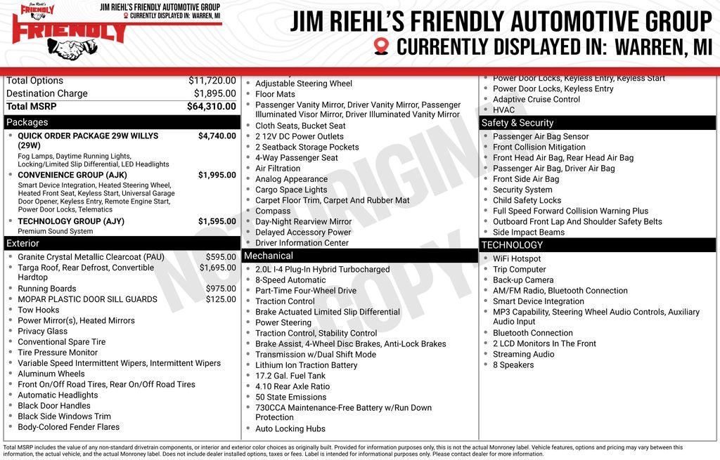 2024 Jeep Wrangler 4xe Willys 4WD
