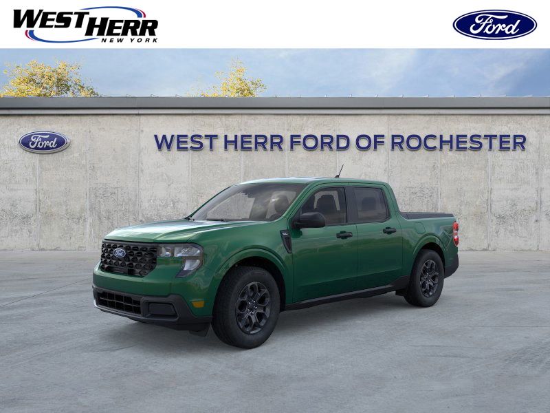 Eruption Green 2025 Ford Maverick XLT SuperCrew AWD Pickup Truck All-Wheel Drive Continuously Variable Transmission