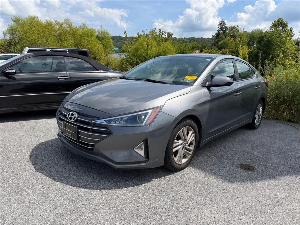 Machine Gray 2019 Hyundai Elantra Sedan Front-Wheel Drive 6-Speed Automatic