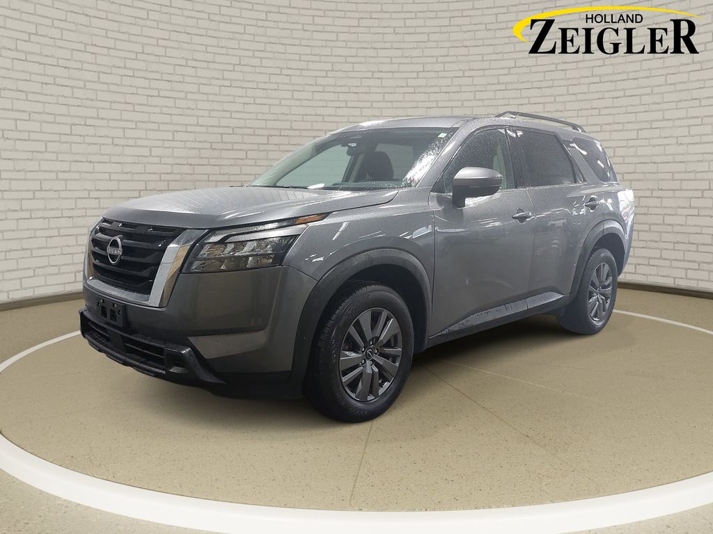Gray (Gun Metallic) 2025 Nissan Pathfinder SV 4WD SUV / Crossover All-Wheel Drive 9-Speed Automatic