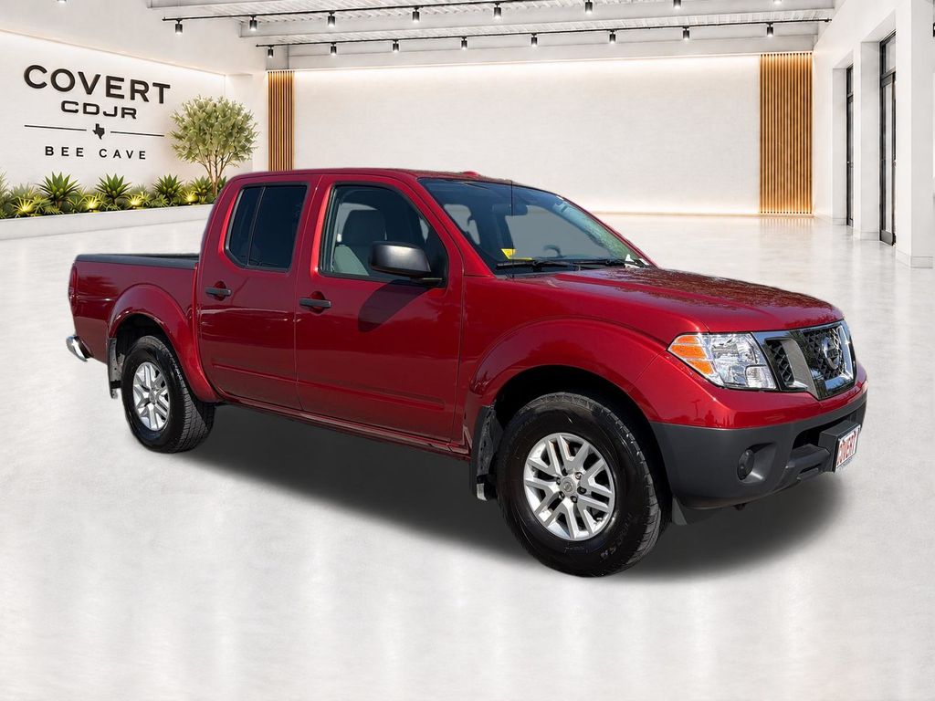 Lava Red 2017 Nissan Frontier Pickup Truck Four-Wheel Drive 5-Speed Automatic Overdrive