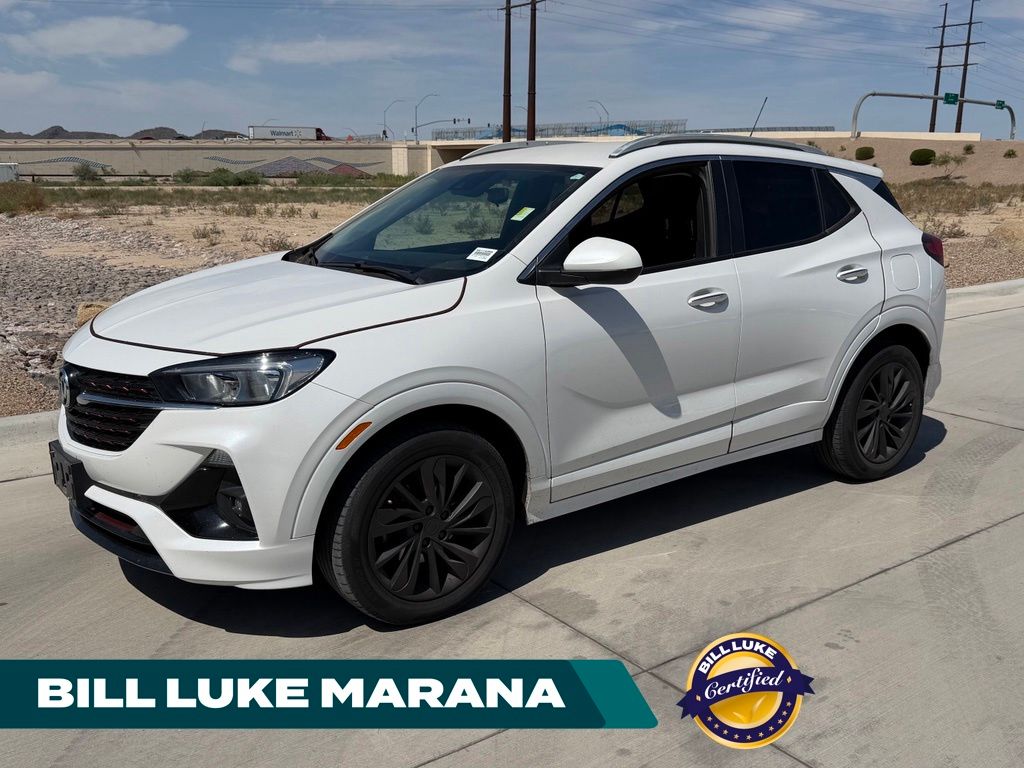 White Frost Tricoat 2022 Buick Encore GX SUV / Crossover Front-Wheel Drive Continuously Variable Transmission