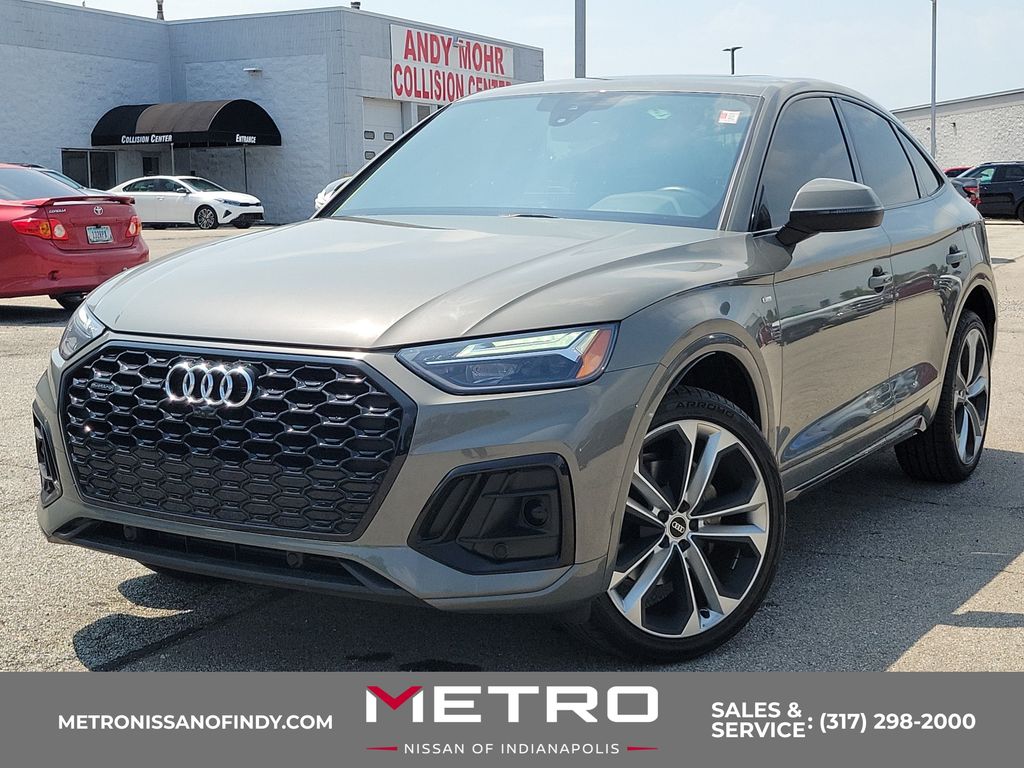 Gray Metallic 2023 Audi Q5 Sportback Sedan All-Wheel Drive 7-Speed Automatic