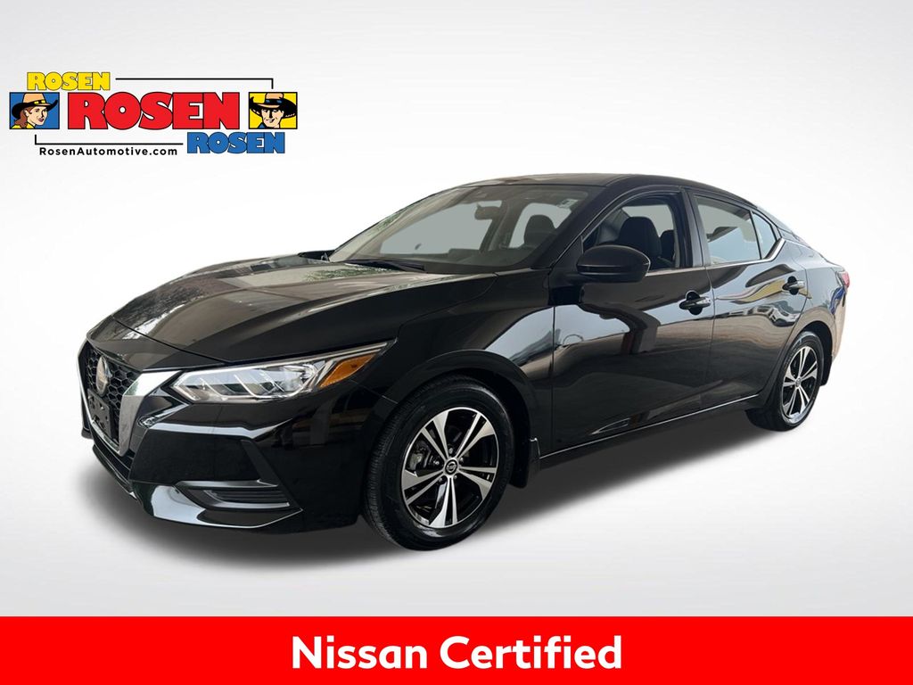 Super Black 2023 Nissan Sentra Sedan Front-Wheel Drive Continuously Variable Transmission
