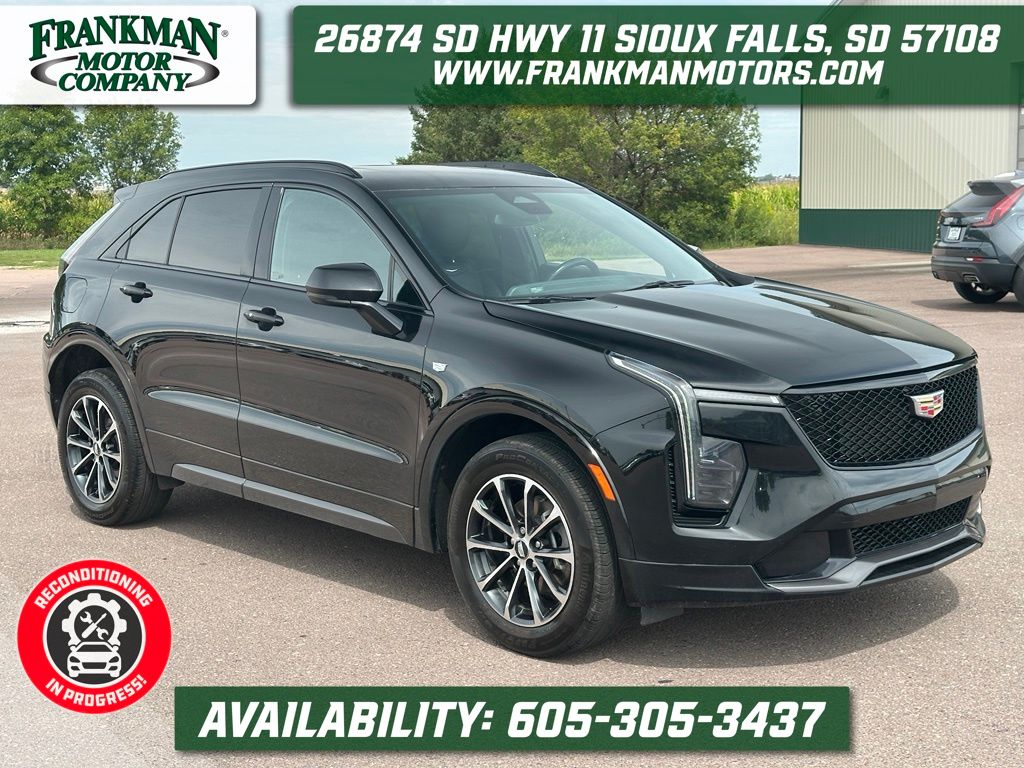 Stellar Black Metallic 2024 Cadillac XT4 SUV / Crossover Four-Wheel Drive 9-Speed Automatic