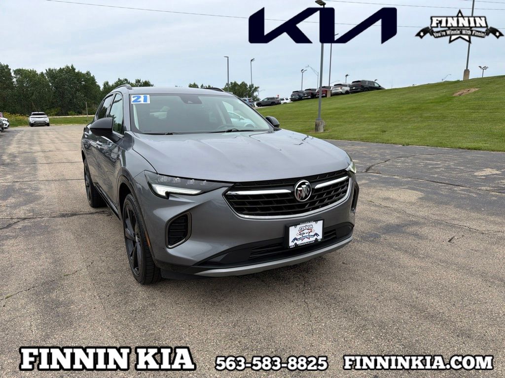 Satin Steel Gray Metallic 2021 Buick Envision SUV / Crossover All-Wheel Drive 9-Speed Automatic