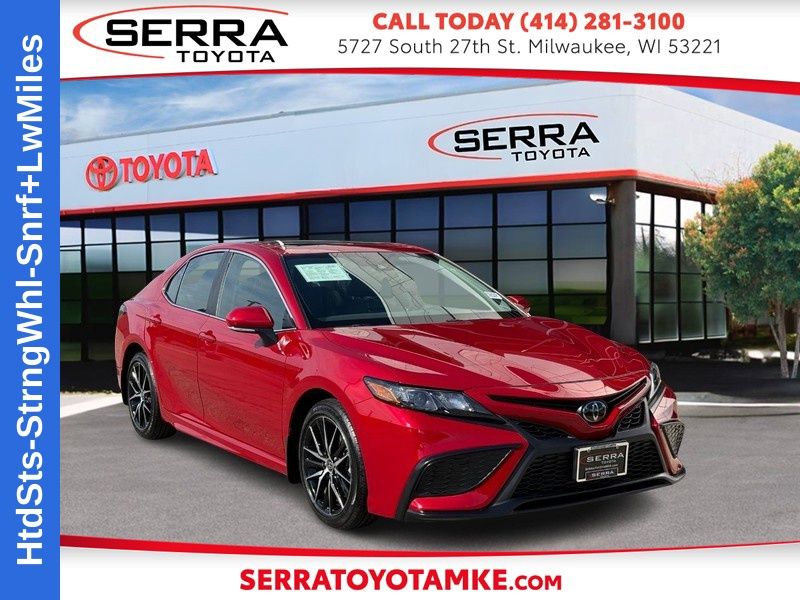 Supersonic Red 2024 Toyota Camry Sedan Front-Wheel Drive 8-Speed Automatic