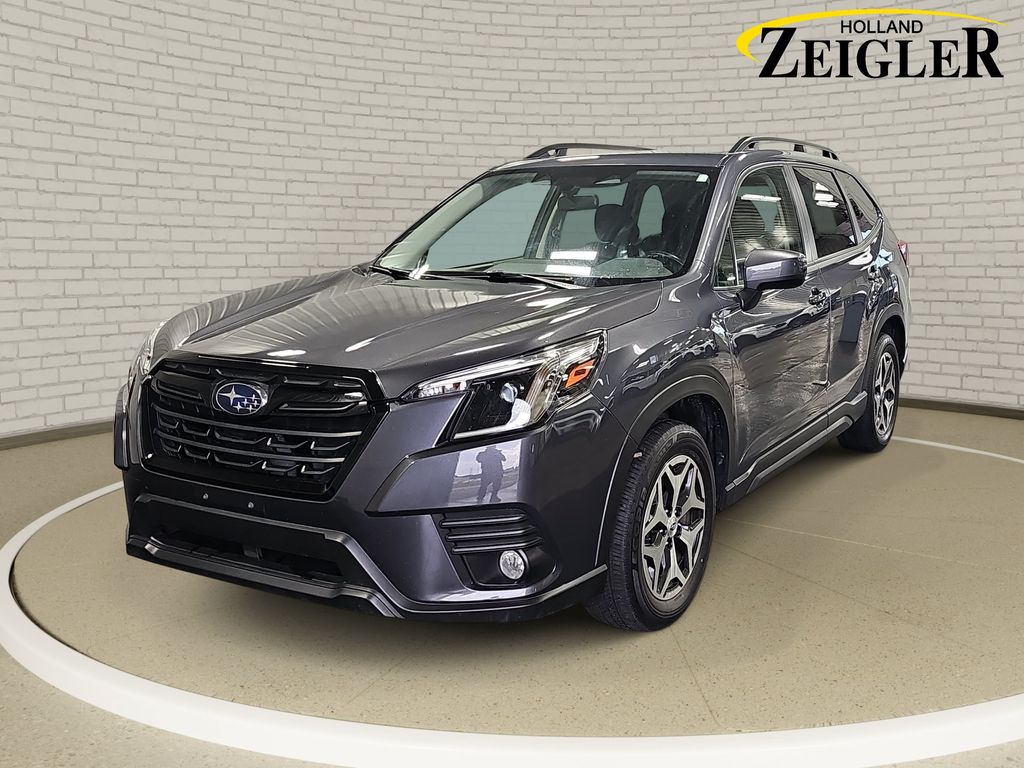 Gray Metallic 2022 Subaru Forester SUV / Crossover All-Wheel Drive Continuously Variable Transmission