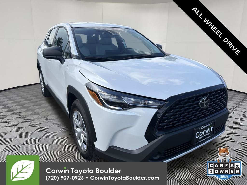 Pearl 2025 Toyota Corolla Cross SUV / Crossover All-Wheel Drive Continuously Variable Transmission