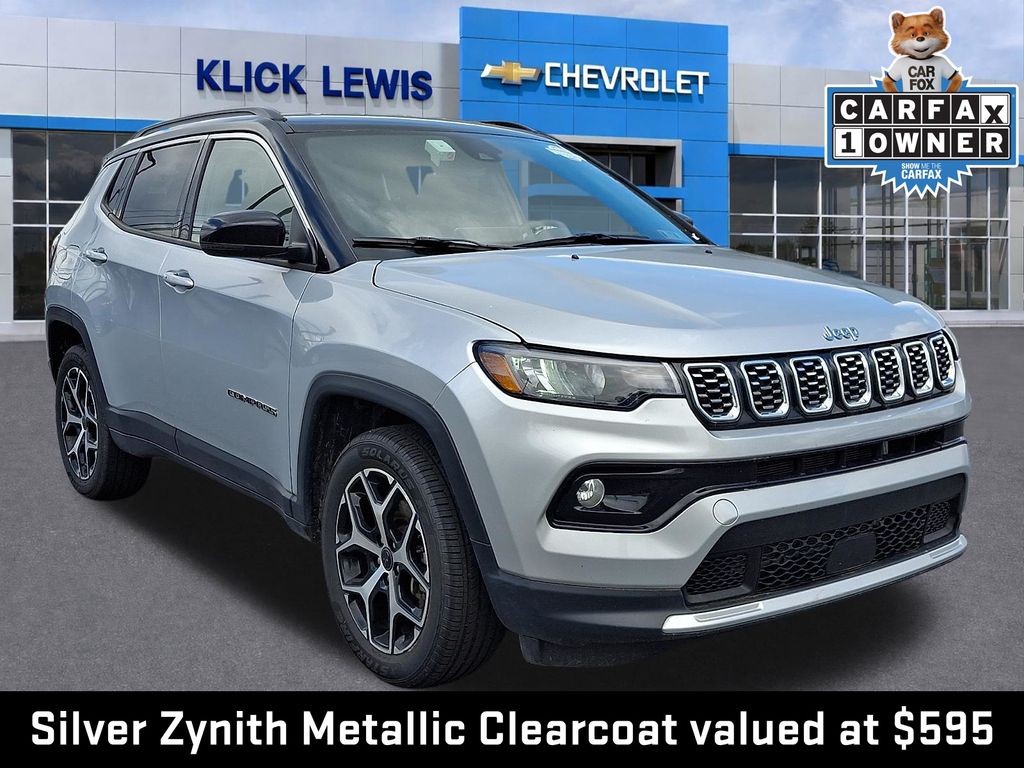 2025 Jeep Compass Limited Silver at Spitzer Acura