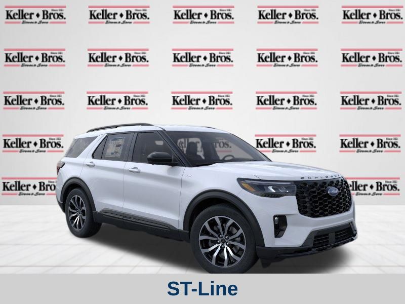 Space White Metallic 2026 Ford Explorer ST-Line AWD SUV / Crossover All-Wheel Drive Automatic