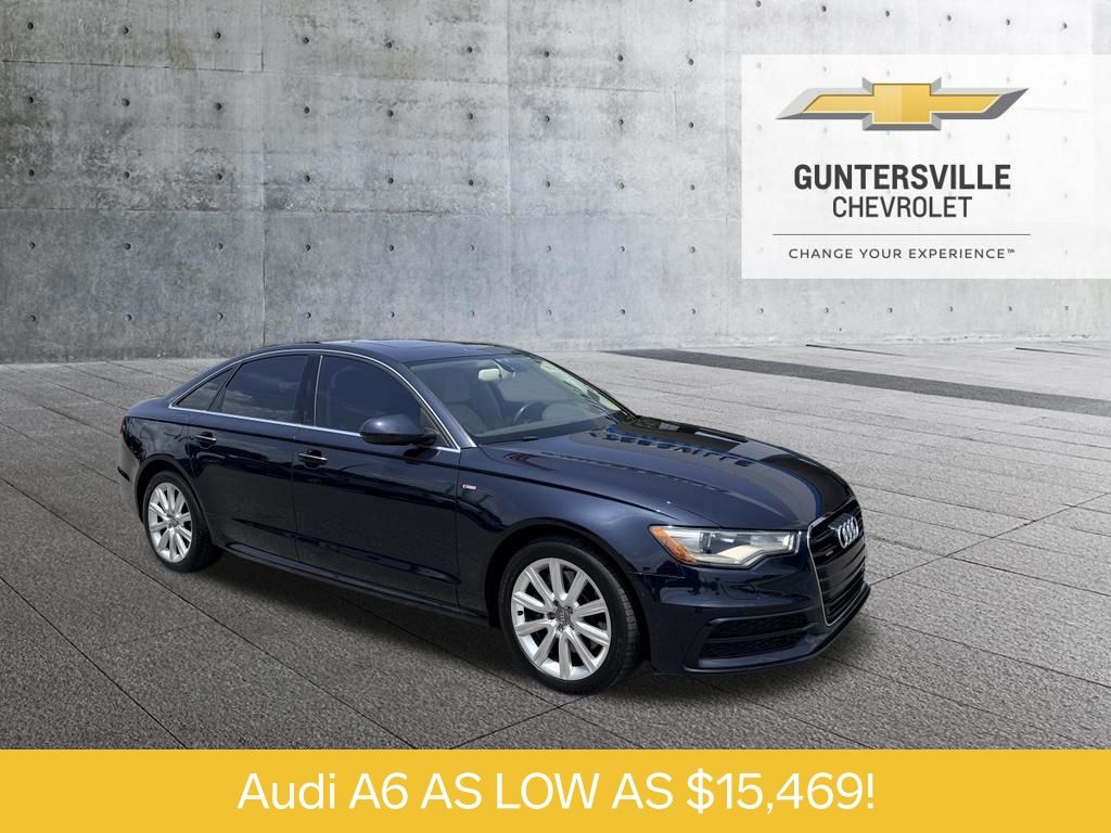 Moonlight Blue 2015 Audi A6 Sedan All-Wheel Drive 8-Speed Automatic