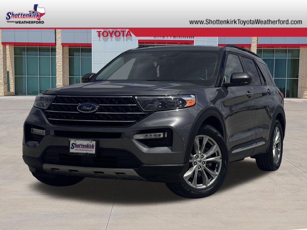 Gray Metallic 2022 Ford Explorer XLT RWD SUV / Crossover Rear-Wheel Drive Automatic