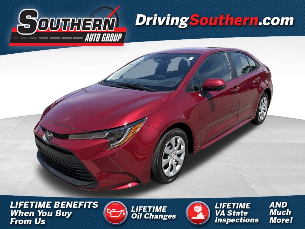 Red (Ruby Flare Pearl) 2024 Toyota Corolla Sedan Front-Wheel Drive Continuously Variable Transmission