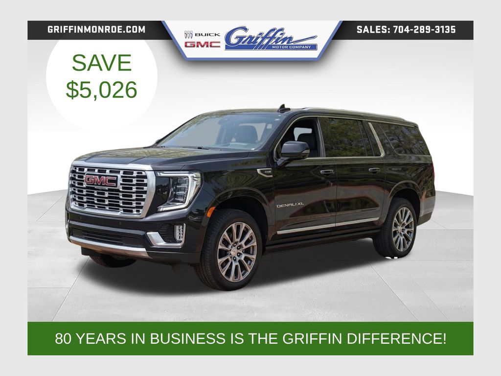 Onyx Black 2026 GMC Yukon XL SUV / Crossover Four-Wheel Drive Automatic